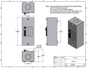 img 1 attached to 🔒 Безопасный и практичный корпус для MidNite Solar MNBABYBOX Baby Box