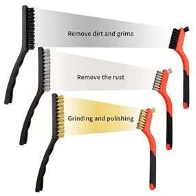 img 2 attached to 🔧 7-Inch Stainless Scratch Stripper: Efficient Brushes Cleaning Solution