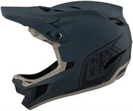 troy lee designs adult full face d4 composite helmet stealth with mips - ideal for downhill mountain biking and bmx logo