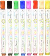 pilot creoroll gel crayons: brilliant 8 color set for vibrant art logo