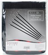 начните ремесло с набора носков knitter's pride kp110604 karbonz double pointed needles. логотип