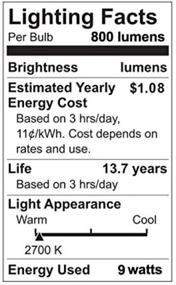 img 1 attached to 💡 GE Lighting Medium 9W Non-Dimmable LED Bulb