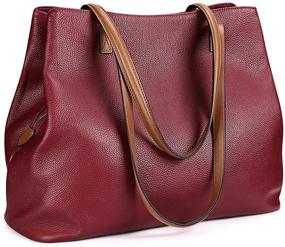 img 4 attached to 👜 S ZONE Women's Genuine Leather Hobo Handbags & Wallets with High Capacity