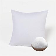 🛏️ premium hypoallergenic stuffer pillow insert sham by kevin textile - square form polyester, 20" x 20", 1pack logo