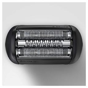 img 2 attached to 🔪 Braun Series 5 Shavers Replacement Foil and Trimmer Head Cassette featuring Highly Effective Middle Trimmer and Precision-engineered Crosshair Foil, in a Sleek Silver Finish