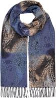 🧣 women's accessories: multi paisley oversized cashmink scarf for scarves & wraps with enhanced seo logo