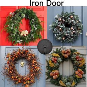 img 1 attached to 🧲 YYST Magnetic Wreath Hanger - Securely Attach Wreaths and Decorations to Steel Doors - Set of 2/PK