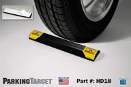 🚗 hd18 parkingtarget: heavy duty parking aid - ultimate protection for car and garage walls - easy installation – peel n stick - minimal requirement per vehicle – engineered to outlast your vehicle - ideal gift logo