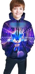 img 2 attached to GGraphic Printed Pullover Sweatshirts Color1 Medium Boys' Clothing in Fashionable Hoodies & Sweatshirts