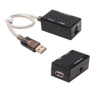 «💻 усилите ваше usb-подключение с помощью адаптера dtech usb для удлинения rj45 через кабель ethernet cat5 cat5e на расстояние до 200 футов» логотип