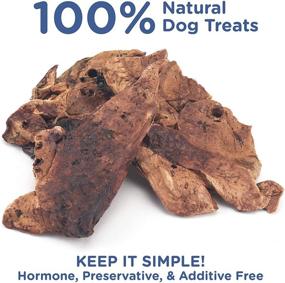 img 2 attached to 🐶 PCI Lamb Crunchys - Raw Dehydrated Lamb Lungs Dog Treats, 8 oz Pack, One Size, by Pet Center