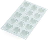 oggibox professional white nonstick 15 cavity cupid heart mold: versatile for soap, cake, bread, cupcake, cheesecake & more logo