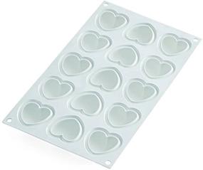 img 2 attached to Oggibox Professional White Nonstick 15 Cavity Cupid Heart Mold: Versatile for Soap, Cake, Bread, Cupcake, Cheesecake & More