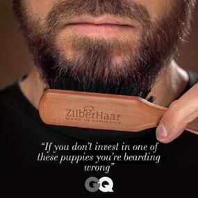 img 1 attached to ZilberHaar Beard Brush For Men Boar Bristles