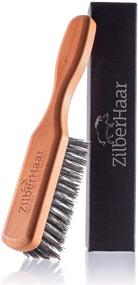 img 4 attached to ZilberHaar Beard Brush For Men Boar Bristles