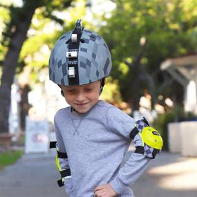 img 1 attached to 🚲 Raskullz Block Hawk: Stylish and Protective Bike-Helmets