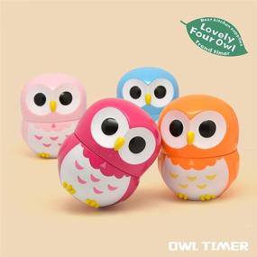 img 3 attached to 🦉 Golandstar Mini Owl Cooking Timer – Cute Cartoon Design with 60 Minutes Mechanical Clock, Loud Alarm, and Manual Countdown – Perfect Kitchen Aid! (Pink)