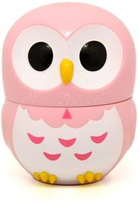 img 4 attached to 🦉 Golandstar Mini Owl Cooking Timer – Cute Cartoon Design with 60 Minutes Mechanical Clock, Loud Alarm, and Manual Countdown – Perfect Kitchen Aid! (Pink)