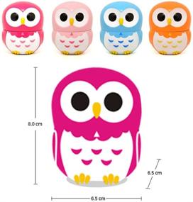 img 1 attached to 🦉 Golandstar Mini Owl Cooking Timer – Cute Cartoon Design with 60 Minutes Mechanical Clock, Loud Alarm, and Manual Countdown – Perfect Kitchen Aid! (Pink)