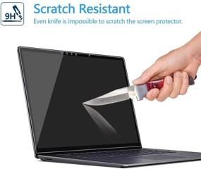 img 2 attached to 📱 Защитное стекло для экрана Adeway Microsoft Surface Laptop 4: 13,5 дюйма - Противотуманный, высокая чувствительность, легкая установка - Совместимо с Surface Laptop 4/3/2/1