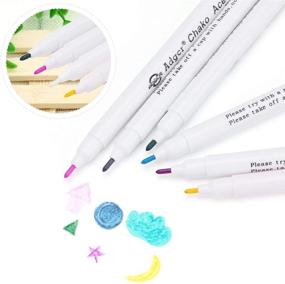 img 1 attached to 👕 Disappearing Erasable Ink Fabric Marker Pen - Vanishing Air Pen for Sewing, Art, and Crafts - Washable and Traceable - Ideal for Cloth and Fabrics (7 Colors)