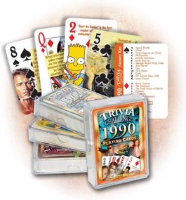 img 1 attached to Flickback 1990 Trivia Playing Cards