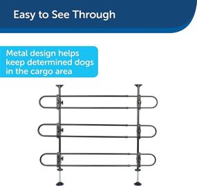 img 3 attached to 🚗 Optimize your Pet's Safety with PetSafe Happy Ride Metal Dog Barrier - Transparent Tubular Design - Ideal for Cars, Minivans, and SUVs - Securely Restrict Pets to the Rear - Convenient Vehicle Storage Solution