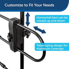 img 2 attached to 🚗 Optimize your Pet's Safety with PetSafe Happy Ride Metal Dog Barrier - Transparent Tubular Design - Ideal for Cars, Minivans, and SUVs - Securely Restrict Pets to the Rear - Convenient Vehicle Storage Solution