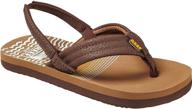 reef boys little flops waters boys' shoes for sandals logo
