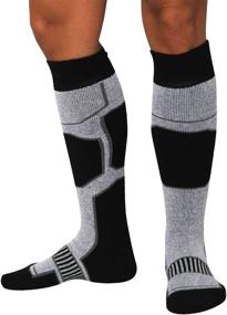 img 3 attached to Premium Men's Snowboard Socks: Stay Warm and Cozy with Pure Athlete for Skiing and Snowboarding - Perfect Winter Socks for Women