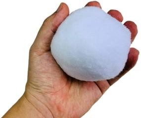 img 2 attached to Supoice 30 Pack Snow Fight Balls: Realistic 3 Inch Christmas ❄️ & Winter Holiday Snow Toys for Indoor & Outdoor Snow Fight Games