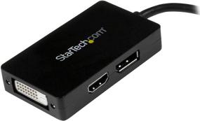 img 3 attached to 🌍 StarTech.com Travel A/V Adapter: 3-in-1 Mini DisplayPort to DisplayPort, DVI, or HDMI Converter - MDP2DPDVHD
