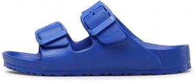 img 2 attached to Birkenstock Детская Модель Arizona Черные Мальчиковые Туфли и Сандалии (Размер 11-11,5)