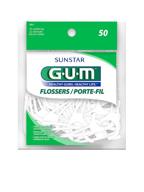 🦷 зубная нить gum flossers 50 ea: удобный и эффективный набор из 50 шт. логотип