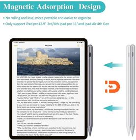 img 1 attached to 🖊️ Granarbol Stylus Pen: Rechargeable Active Stylus for iPad Pencil - Fine Point Digital Stylist Compatible with iPad/iPhone/Tablets