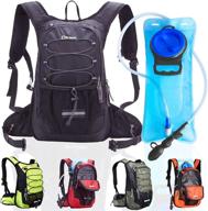 🎒 dtown hydration backpack with 2l bpa free water bladder - ideal for hiking, cycling, camping, biking or running - keeps liquid cool for up to 4 hours логотип