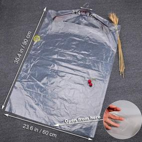 img 2 attached to Plastic 35 4Inch Cleaning Clothing Cleaners