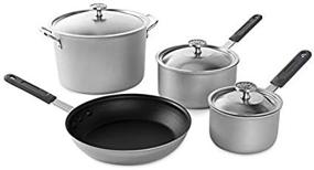 img 4 attached to 👩 Discover the Nordic Ware Restaurant 7-Piece Cookware Set: Superior Quality for Exceptional Cooking Results!