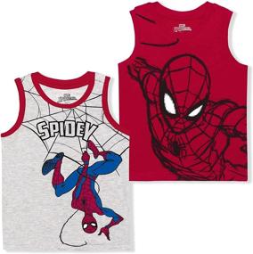 img 4 attached to Spiderman Marvel Sleeveless Printed Undershirt