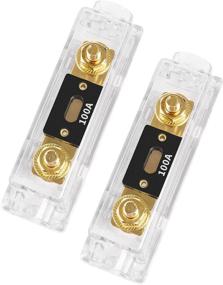 img 4 attached to 🔌 LEIGESAUDIO 100A Inline ANL Fuse Holder: High-Performance 0/2/4 Gauge 100Amp Car Audio Amplifier Protection (2PACK)