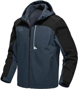 img 4 attached to TBMPOY Men's Softshell Waterproof Mountain Outerwear