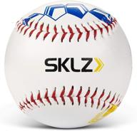 🔴 enhanced sklz pitch training baseball featuring finger placement indicators logo
