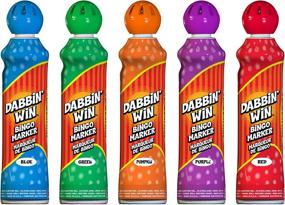 img 4 attached to 🖌️ Dabbing Win Mini Bingo Ink Markers - 5 Dauber Pack for improved SEO.