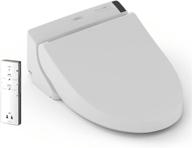 toto sw2024#01 a200 washlet electronic bidet toilet seat with softclose lid, elongated, cotton white - enhance your bathroom experience logo