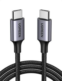 img 4 attached to 🔌 UGREEN USB-C to USB-C Cable 60W - Type-C PD Fast Charging Cord for Samsung Galaxy Note 10, S20, S10, S9, Google Pixel 4, 3, 2 XL, MacBook Air 13" iPad Pro 2020, Chromebook, Nintendo Switch - 6FT