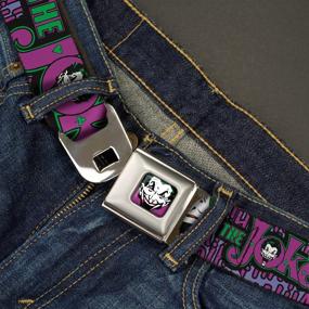 img 3 attached to Buckle Down Seatbelt Belt Spades Purple