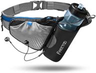 🏃 freetoo lightweight water bottle belt - non-bounce hydration waist pack with bottle holder for runners, marathon, fitness training, hiking, and jogging logo