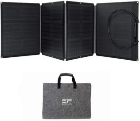 img 4 attached to 🌞 EF ECOFLOW 110W Portable Solar Panel: Efficient Foldable Charger for Power Station | Waterproof IP67, Adjustable Kickstand - Ideal for Outdoor Camping & Off Grid RV Systems