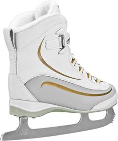 img 2 attached to ⛸️ Lake Placid Everest Women's Soft Boot Figure Ice Skate: Optimal Performance & Comfort for Figure Skating