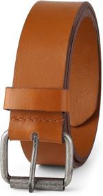 img 4 attached to 👔 Distressed Casual Classic Leather 7 998 Size Men's Belt, Perfect for Accessorizing